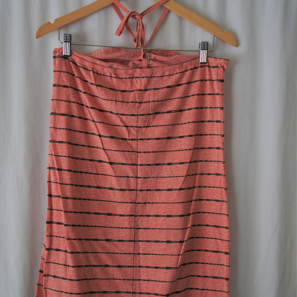 Volcom Striped Halter/Strapless Fitted Dress - Picture 3 of 6
